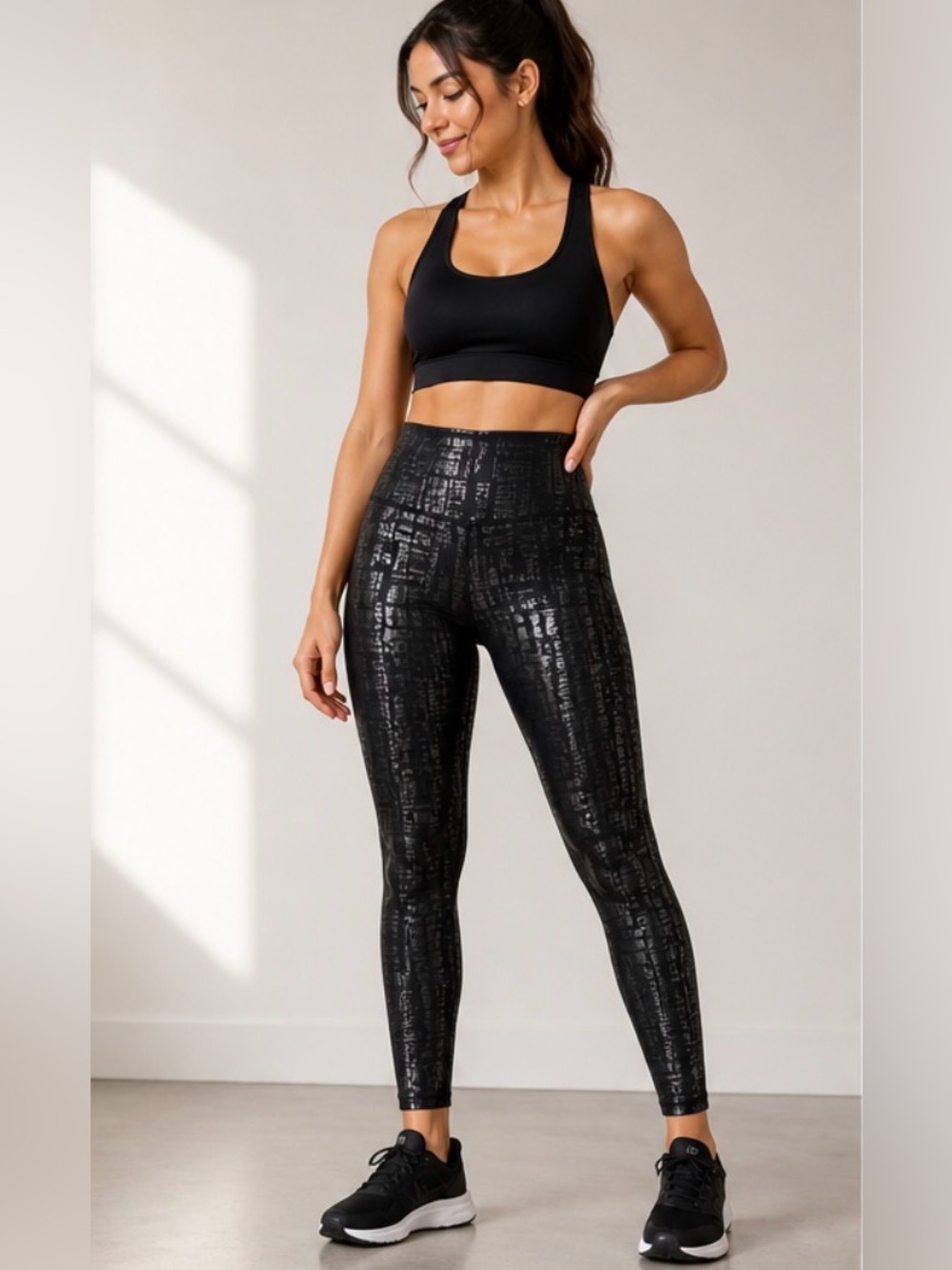 Lululemon Wunder Under HR Tight Manifesto 20YR Foil Black 7/8 Discontinued Sz 6